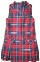 red plaid jumper school uniform